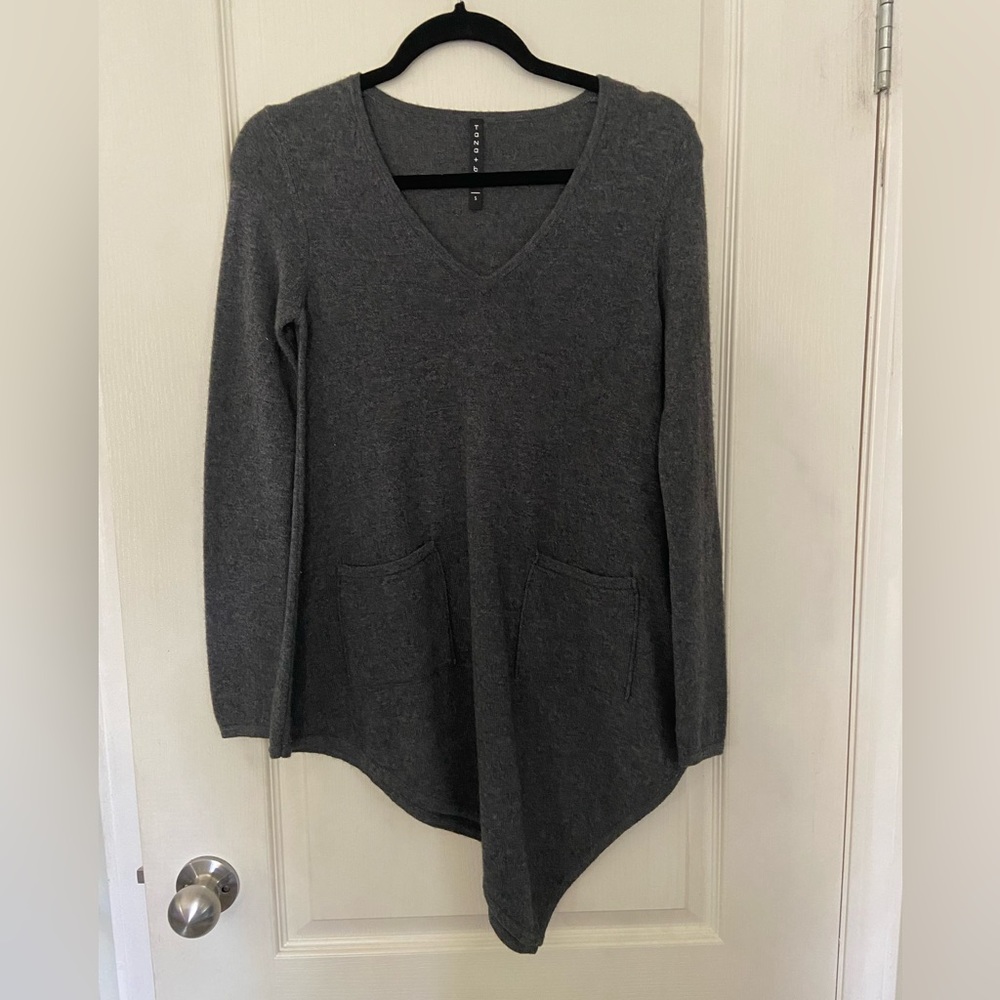 Tana + Bee Asymmetrical Cashmere Tunic